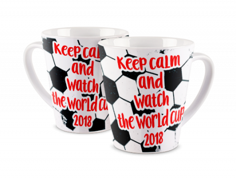 Latte Mug Keep Calm and Watch