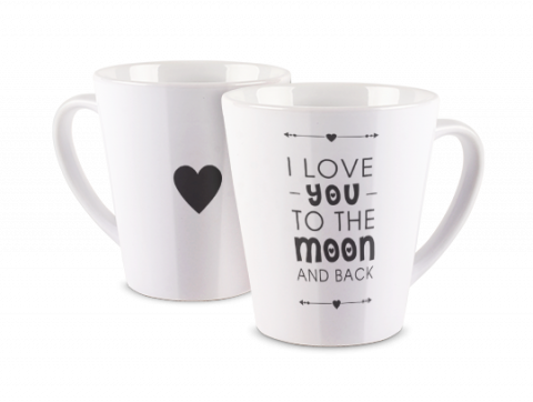 Mug Photo Latté I Love You to the Moon