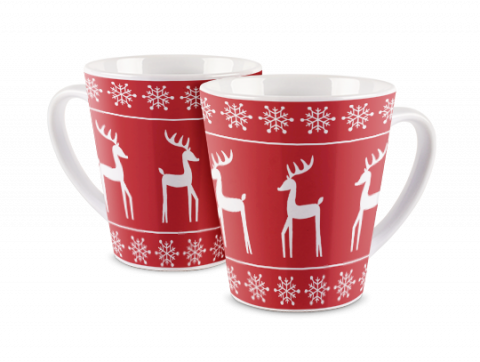Latte Mug Scandi Reindeer
