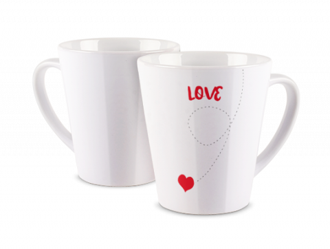 Latte Mug Love Is in the Air