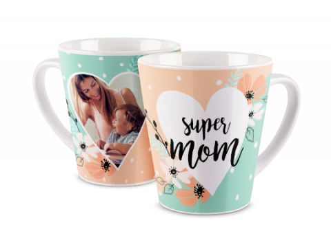 Latte Mug Super Mom