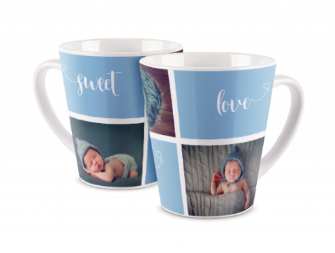 Latte Mug Sweet Angel - Blue 1