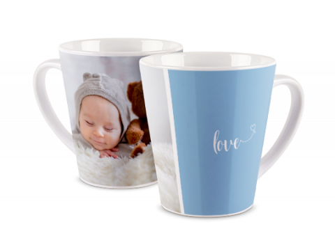 Latte Mug Sweet Angel - Blue 2