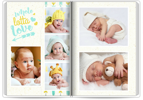Livre Photo Classique A4 Vertical Notre petit amour