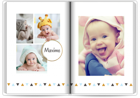 Livre Photo Premium A4 Vertical Notre bébé