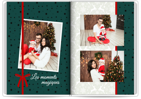 Livre Photo Premium A4 Vertical Fêtes de Noël