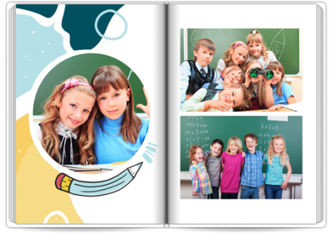 Livre Photo Premium A4 Vertical Chronique d'école