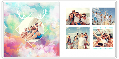 Luxury Photo Album 15x15 Insta Colour