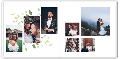 Luxury Photo Album 15x15 Wedding Anniversary