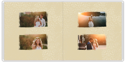 Luxury Photo Album 15x15 Vintage