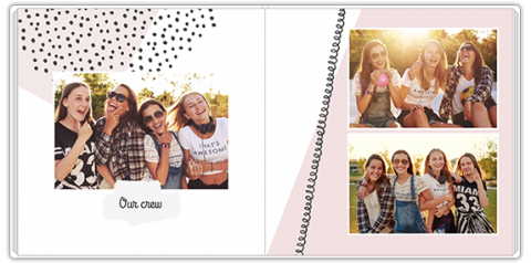 Luxury Photo Album 15x15 School Yearbook