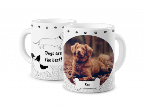 Fototaza mágica Taza con perrito