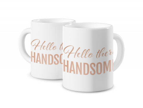 Mug Photo Magique Handsome Gold