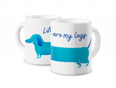 Mug Photo Magique Basset des Alpes