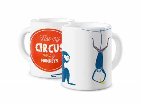 Magic Mug Monkeys in the Circus
