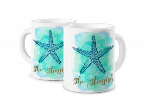 Magic Mug Blue Starfish