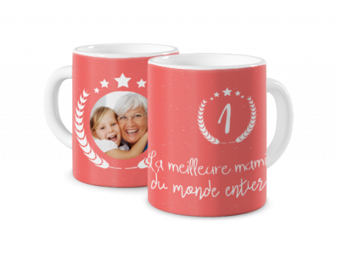 Mug Photo Coloré La meilleure mamie du monde