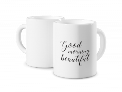 Mug Photo Magique Good morning Beautiful