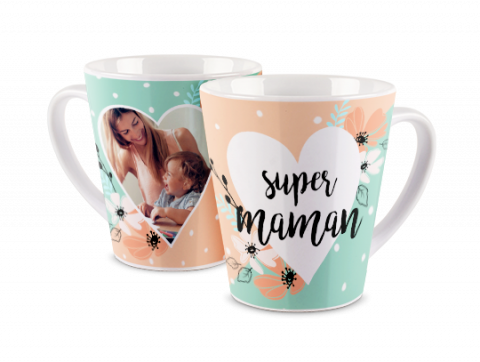 Mug Photo Latté Maman Super