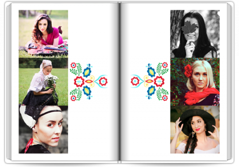 Photo Book Classic A4 Portrait Folk Patterns
