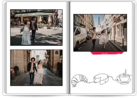 Photo Book Classic A4 Portrait Holidays in France