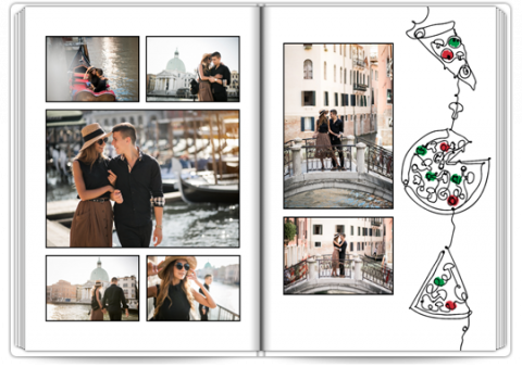Photo Book A4 Portrait Holidays in Italy