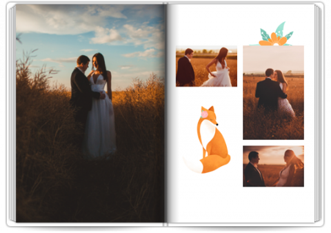 Photo Book Classic A4 Portrait Newly-weds' Keepsake