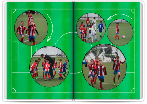 Fotoknyga A4 Klasikinė vertikali Futbolo mokykla