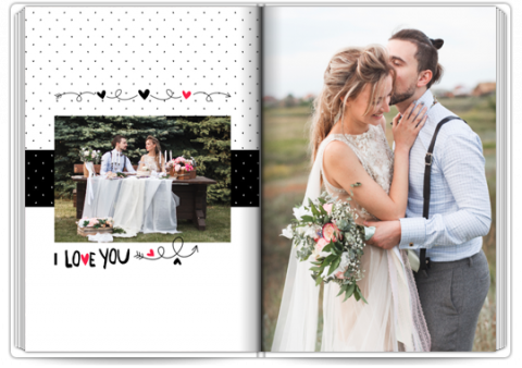 Photo Book 8x11,5 inches You & Me
