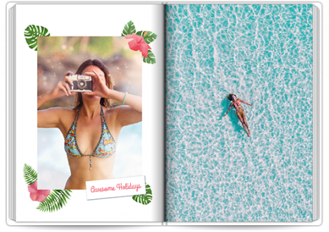 Photo Book A4 Portrait Tropical Holidays