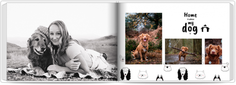 Photo Book with a Dog