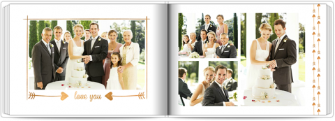Photo Book A5 Softcover Love Hearts