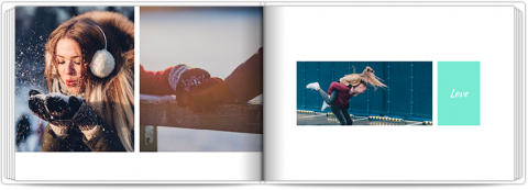 Photo Book A5 Softcover Turquoise