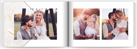 Fotobuch A5 Softcover Mit Marmor Hintergrund