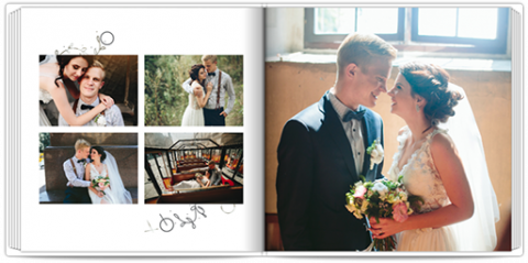 Premium Fotoboek 20x20 Bruiloft bedankjes
