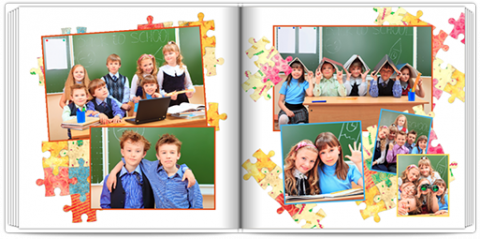 Premium Fotoboek 20x20 Puzzel Kinderen