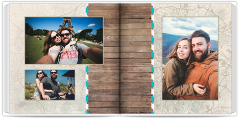 Photo Book Exclusive 20x20 Travel Map