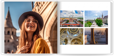 Premium Fotoboek 20x20 Minimalistisch wit