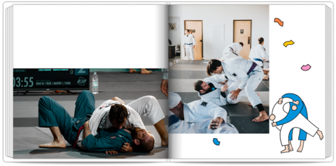 Premium Fotoboek 20x20 Vechtsport - judo