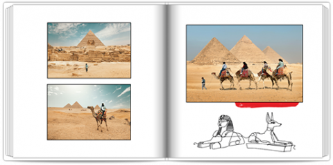 Premium Fotoboek 20x20 Vakantie - Egypte
