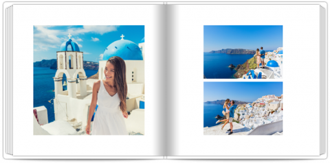 Premium Fotoboek 20x20 Vakantie in minimale stijl - Griekenland