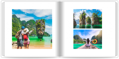 Premium Fotoboek 20x20 Vakantie in minimale stijl - Indonesië