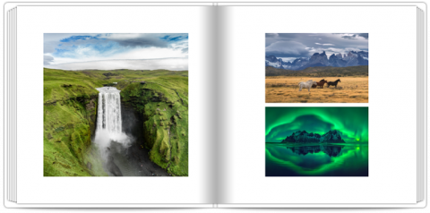 Premium Fotoboek 20x20 Vakantie in minimale stijl - IJsland