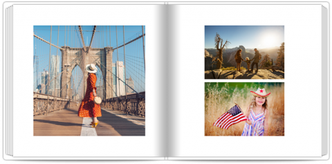 Premium Fotoboek 20x20 Vakantie in minimale stijl - USA