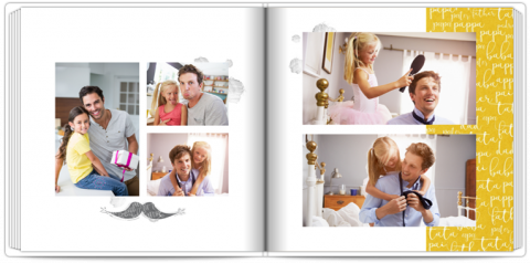 Livre Photo Premium 30x30 Cadeau pour mon papa