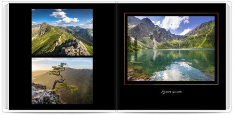 Premium Fotoboek 30x30 Zwart-goud