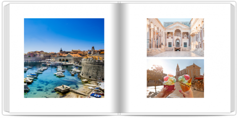 Fotobuch Exklusiv 30x30 Ferien im Minimalstil - Kroatien