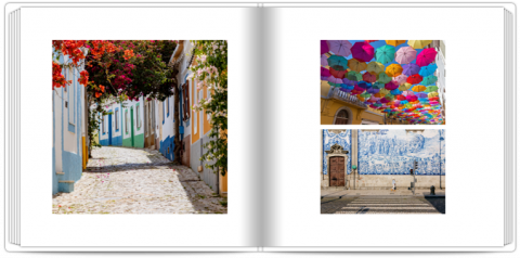 Fotobuch Exklusiv 30x30 Ferien im Minimalstil - Portugal