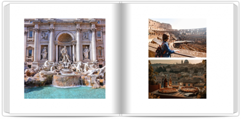 Fotobuch Exklusiv 30x30 Ferien im Minimalstil - Italien