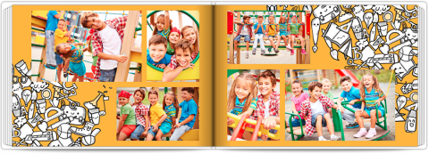Livre Photo Premium A4 Horizontal Pour un élève de CP